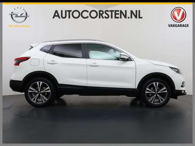 Nissan QASHQAI 1.3T 141PK Panoramadak Trekhaak 360°Camera Apple Carplay Android Auto Navio Ecc DIG-T N-Connecta Cruise control Dab Lmv 18" Bluetooth Led Verkeersbord detectie Regensensor Rijstrooksensor Keyless 1.300KG Trekgewicht Euro 6