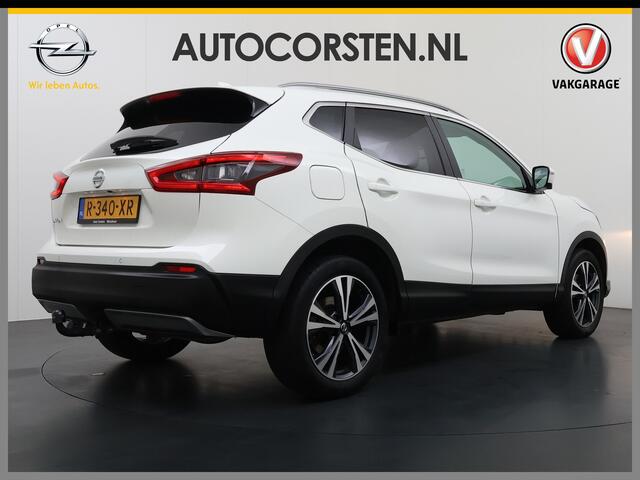 Nissan QASHQAI 1.3T 141PK Panoramadak Trekhaak 360°Camera Apple Carplay Android Auto Navio Ecc DIG-T N-Connecta Cruise control Dab Lmv 18" Bluetooth Led Verkeersbord detectie Regensensor Rijstrooksensor Keyless 1.300KG Trekgewicht Euro 6