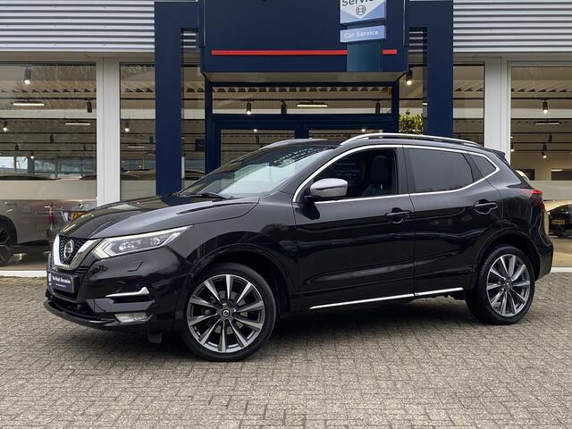 Nissan QASHQAI 1.3 DIG-T Tekna + / Automaat / Panodak / Vol-Leder / Elektr.-Stoelen met Geheugen / Bose-Audio / 360°-Camera / Adaptieve Cruise-Control / Climate-Control / Stoelverwarming / Apple-Carplay & Android-Auto / Keyless / LED / DAB Radio-Bluetooth / Navi / PDC V