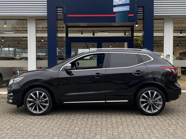 Nissan QASHQAI 1.3 DIG-T Tekna + / Automaat / Panodak / Vol-Leder / Elektr.-Stoelen met Geheugen / Bose-Audio / 360°-Camera / Adaptieve Cruise-Control / Climate-Control / Stoelverwarming / Apple-Carplay & Android-Auto / Keyless / LED / DAB Radio-Bluetooth / Navi / PDC V