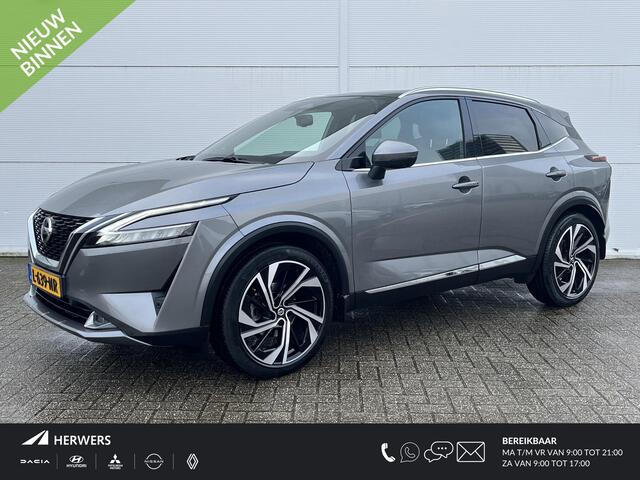 Nissan QASHQAI 1.3 MHEV Xtronic Tekna Plus / Trekhaak (1800 kg) / Apple Carplay/Android Auto / Cruise control adaptief met Stop&Go en stuurhulp / File assistent /