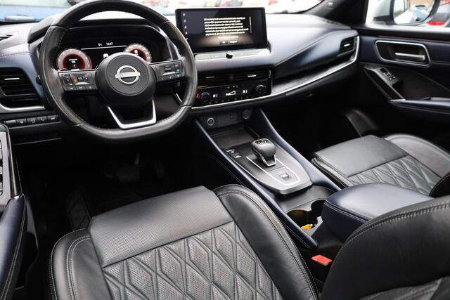 Nissan QASHQAI 1.3 MHEV Xtronic Tekna Plus PANO HUD MASSAGE MEMORY CARPLAY 360-CAM LEER STOEL/STUUR/RUITVERW. DAB ACC 2XPDC 19''LMV ENZ.ENZ.