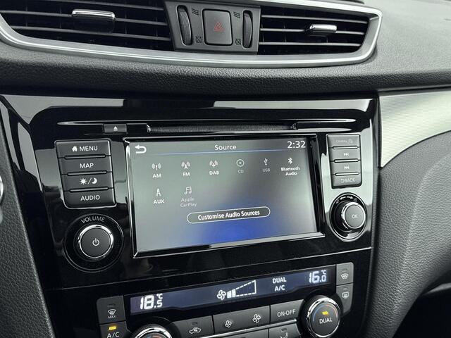 Nissan QASHQAI 1.3 DIG-T Tekna + | Panorama | 360 Camera | Apple Carplay & Android Auto | Stoelverwarming | Seat-Memory | Elektrische stoelen | Parkeersensoren | Leder |