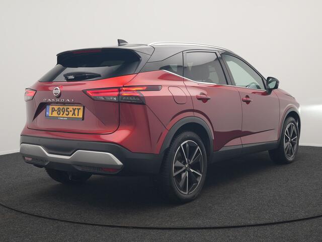 Nissan QASHQAI 1.3 MHEV Xtronic Tekna Automaat | Panodak | Trekhaak Afn | Adaptive Cruise | Lederen Sportstoelen Massage & Memory | BOSE Sound | 360 Camera | Keyless | Apple Carplay | 19"L.M |