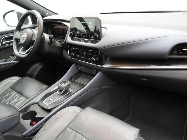 Nissan QASHQAI 1.3 MHEV Xtronic Tekna Automaat | Panodak | Trekhaak Afn | Adaptive Cruise | Lederen Sportstoelen Massage & Memory | BOSE Sound | 360 Camera | Keyless | Apple Carplay | 19"L.M |