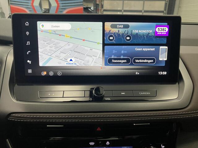 Nissan QASHQAI 1.5 e-Power Tekna / Eerste Eigenaar / NL auto / Fabrieksgarantie t/m 01-2028 / Panoramadak / Lederen Bekleding / Stoel- en Stuurverwarming / Verwarmde Voorruit / Adaptive Cruise Control / Google Maps Navigatie / 360 Graden Camera /