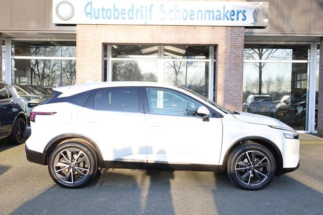 Nissan QASHQAI 1.3 MHEV Tekna PANO TREKHAAK CARPLAY HUD 19"LMV ACC HALFLEER DAB ELEK.ACHTERKLEP 2xPDC ZWARTE-HEMEL NAVI NAP ENZ!!