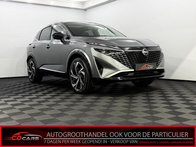 Nissan QASHQAI 1.3 MHEV Xtronic Tekna Plus Panoramadak, 360 Camera, 20 inch velgen, Bose geluidsysteem, Memory stoelen, Head-up display, Navi, Keyless start, Elektrische achterklep, 3 jaar garantie