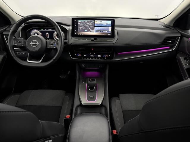 Nissan QASHQAI 1.3 MHEV Xtronic N-Connecta Pano, Half leder, 360 Camera, Stoelverwarming, Navi, Elektrische achterklep, Sfeerverlichting, Keyless start