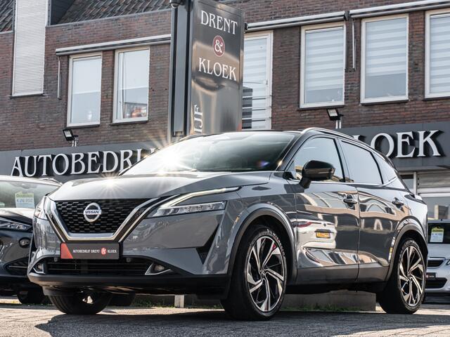 Nissan QASHQAI 1.3 MHEV Xtronic Tekna Plus PANO LEDER HUD LED 20 INCH CAMERA MEMORY STOEL BOMVOL!!