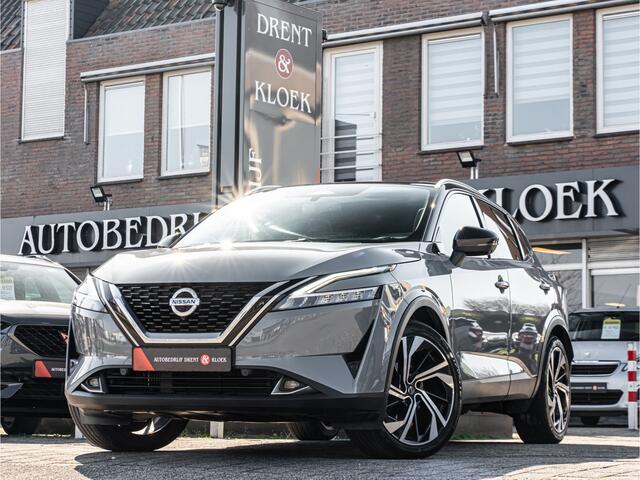 Nissan QASHQAI 1.3 MHEV Xtronic Tekna Plus PANO LEDER HUD LED 20 INCH CAMERA MEMORY STOEL BOMVOL!!