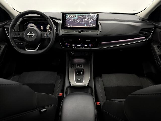 Nissan QASHQAI 1.3 MHEV Xtronic N-Connecta Panoramadak, Half leder, 360 Camera, Stoelverwarming, Navi, Elektrische achterklep, Keyless start