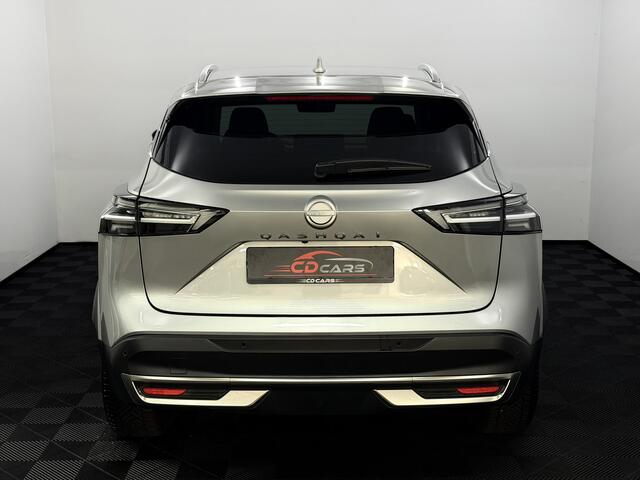 Nissan QASHQAI 1.3 MHEV Xtronic N-Connecta Panoramadak, Half leder, 360 Camera, Stoelverwarming, Navi, Elektrische achterklep, Keyless start