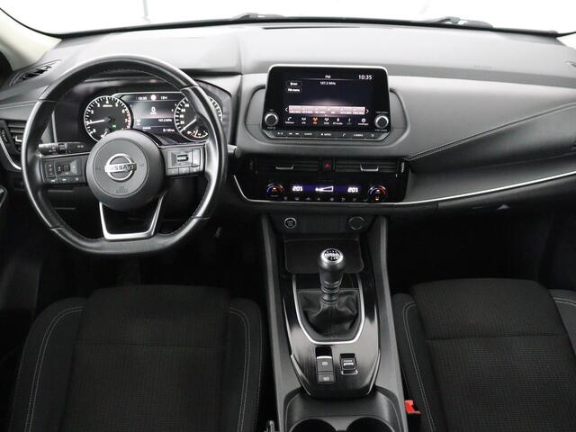Nissan QASHQAI 1.3 MHEV Acenta | Panoramadak | Adaptive cruise | Carplay | Camera | Keyless | Dodehoek detectie | Parkeerhulp | Climate control | DAB | Getint glas