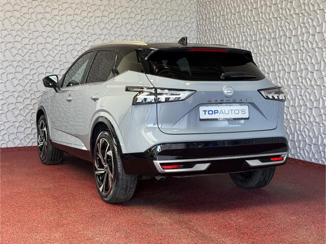 Nissan QASHQAI 1.3 MHEV 160PK TEKNA PLUS BOSE TWO TONE 20''LMV LEER ALCANTARA PANO MASSAGE BOSE STOEL/STUUR/RUIT VERW MATRIX.LED ELEK.KLEP HEADUP 20''LMV GOOGLE NAVI 2026 K ?Top Auto's Wijchen , 30 Jaar Specialist in Nissan : Alle Type's : Tekna / Plus / N-Design / N-C