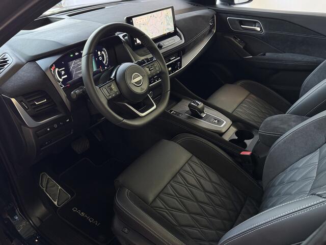 Nissan QASHQAI 1.3 MHEV 160PK 4 CILINDER TEKNA PLUS BOSE 20''LMV LEER ALCANTARA PANO MASSAGE BOSE STOEL/STUUR/RUIT VERW MATRIX.LED ELEK.KLEP HEADUP 20''LMV GOOGLE NAVI 2026 K ?Top Auto's Wijchen , 30 Jaar Specialist in Nissan : Alle Type's : Tekna / Plus / N-Design / N