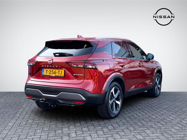 Nissan QASHQAI 1.5 e-Power N-Connecta Design Pack | Trekhaak | Panoramadak | Navigatie | 360° Camera | Apple Carplay/Android Auto | Dodehoek | Adapt. Cruise Control | Rijklaarprijs!