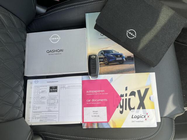 Nissan QASHQAI 1.3 MHEV Xtronic Tekna Plus / Panoramadak / Trekhaak (1800 KG) / Apple Carplay&Android Auto / Voorstoel Verwarming&Massage Functie / 360 Camera / Elektrische Achterklep /