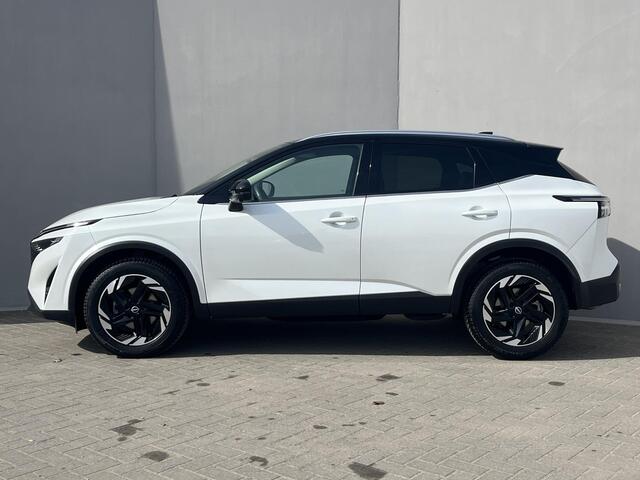 Nissan QASHQAI 1.3 MHEV Xtronic N-Connecta / 1800kg Trekgewicht / Cold Pack / 360 Camera / Elektrische Achterklep / Head-up Display / Apple Carplay&Android Auto / Adaptieve Cruise Control / Panorama / Keyless /