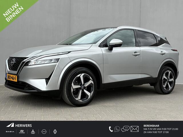 Nissan QASHQAI 1.3 MHEV N-Connecta / Panorama dak / Stoel-/Stuur-/Voorruitverwarming / Adaptieve Cruise Control / Trekgewicht 1.400KG / Achteruit-/360 Camera / Navigatie / Apple Carplay/Android Auto /