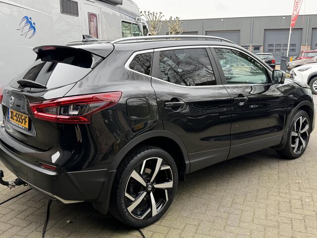 Nissan QASHQAI 1.2 Tekna + AUTOMAAT .360 Camera . navi cruise .Trekhaak . leer .Panodak .enz Nieuwe automaat bak .