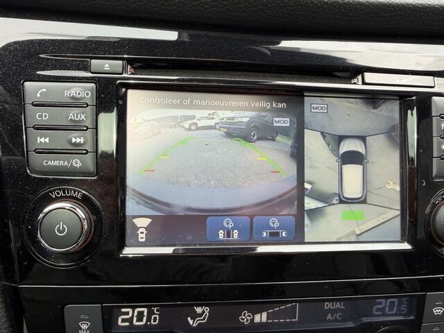 Nissan QASHQAI 1.2 Tekna + AUTOMAAT .360 Camera . navi cruise .Trekhaak . leer .Panodak .enz Nieuwe automaat bak .