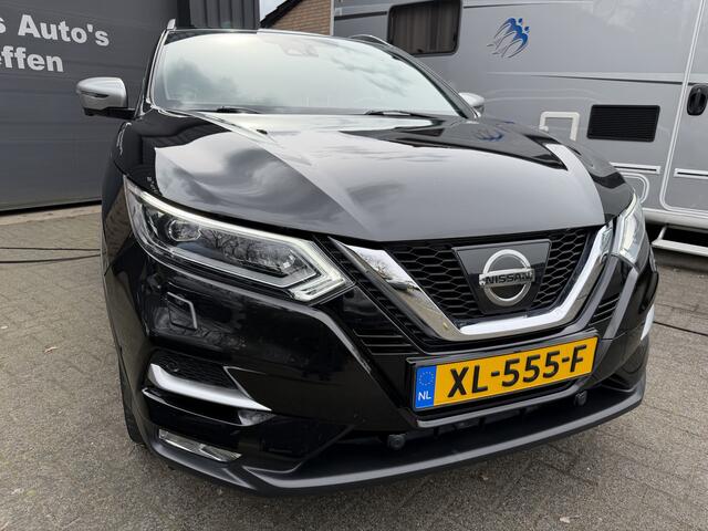 Nissan QASHQAI 1.2 Tekna + AUTOMAAT .360 Camera . navi cruise .Trekhaak . leer .Panodak .enz Nieuwe automaat bak .