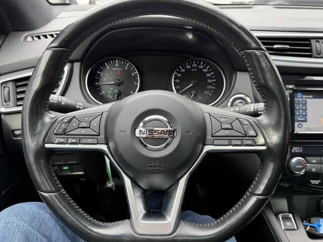 Nissan QASHQAI 1.2 Tekna + AUTOMAAT .360 Camera . navi cruise .Trekhaak . leer .Panodak .enz Nieuwe automaat bak .