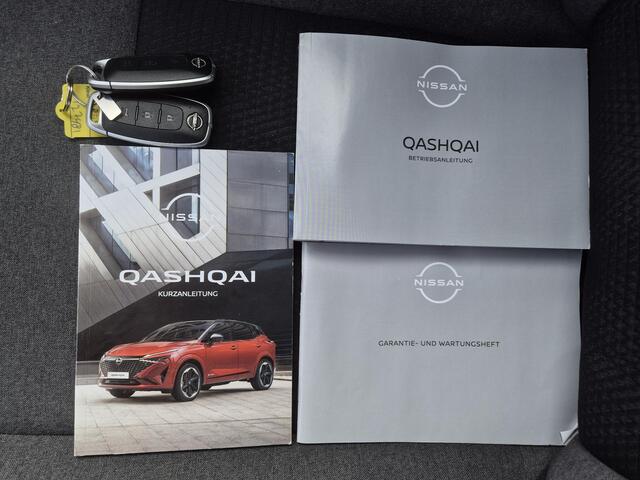 Nissan QASHQAI 1.3 MHEV Xtronic N-Connecta / Facelift Model / Fabrieksgarantie tot 03-2028<100.000 / Trekgewicht 1800 kg / Cold Pack & Pack Easy / Panorama dak / Head Up Display / Elektrische achterklep / Adaptief cruise control / Rondomzicht camera /