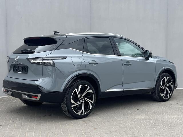 Nissan QASHQAI 1.3 MHEV Xtronic Tekna Plus / 1800kg Trekgewicht / Apple Carplay Android Auto / Bose Audio Installatie / Panorama Dak / Stoel,- Stuur en Voorruit Verwarming / Leder- Alcantara Interieur /