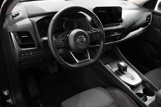 Nissan QASHQAI 1.3 DIG-T 158 pk Automaat N-Connecta Navigatie Apple Carplay/Android Auto Adaptive Cruise Control Parkeersensoren 360 camera Park Assist Lane Assist Stoel- en stuurwielverwarming Verwarmde voorruit LED koplampen Privacy Glass Trekhaak