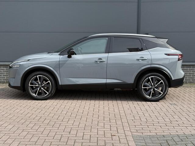 Nissan QASHQAI 1.3 MHEV Xtronic Tekna / Trekhaak / Panoramadak / 1800KG Trekgewicht / Stoel+Stuur Verwarming / 360º Camera / Elektrische Stoelen / Cold Pack /