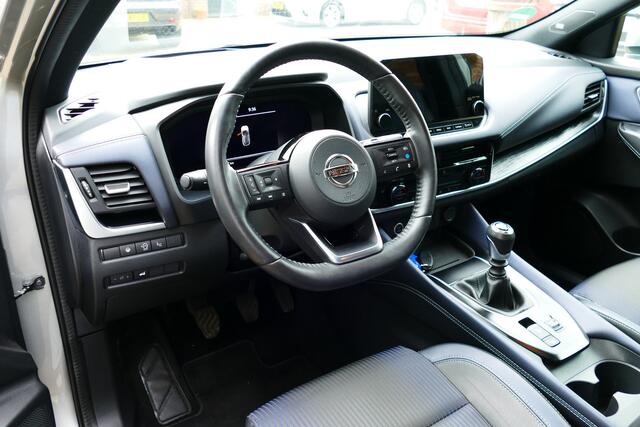 Nissan QASHQAI 1.3 MHEV Tekna. 360 Camera, Stoel&StuurVerw, Adap Cruise, Half Leer,