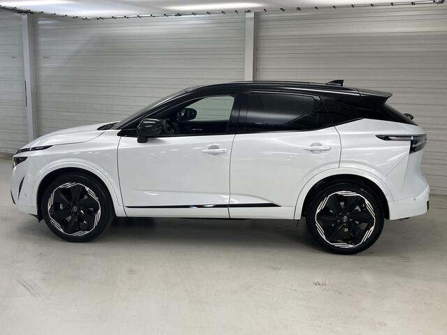 Nissan QASHQAI 1.5 e-Power N-Design / ** ¤ 3.500 Voordeel ** Nieuw uit voorraad leverbaar ** / Panoramadak / Stoel- en Stuurverwarming / Verwarmde Voorruit / Leder/Alcantara Bekleding / Google Maps Navigatie / 360 Graden Camera / 20 Inch Wielen /