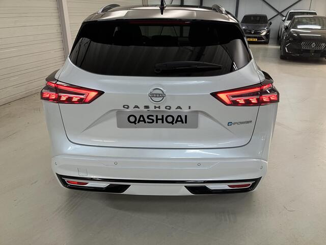 Nissan QASHQAI 1.5 e-Power N-Design / ** ¤ 3.500 Voordeel ** Nieuw uit voorraad leverbaar ** / Panoramadak / Stoel- en Stuurverwarming / Verwarmde Voorruit / Leder/Alcantara Bekleding / Google Maps Navigatie / 360 Graden Camera / 20 Inch Wielen /