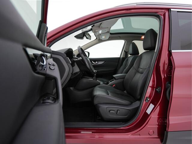 Nissan QASHQAI 1.2 Tekna *PANO | FULL-LEATHER | TOP-VIEW | BLIND-SPOT | NAVI-FULLMAP | HEATED-COMFORTSEATS | KEYLESS | DAB+ | PRIVACY-GLASS | 19''ALU*