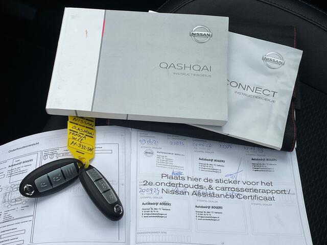 Nissan QASHQAI 1.3 DIG-T 140 Pk Tekna Navigatie, Panoramadak, Half Leder, 19"Lm, Trekhaak, Climate Control, Cruise Control, LED