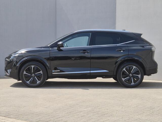 Nissan QASHQAI 1.5 e-Power Tekna / Fabrieksgarantie tot 05-2027<100.000 km / Cold Pack / Head Up Display / Elektrische achterklep / Rondomzicht camera / Stuur- Stoel & Voorruitverwarming / Adaptief cruise control / Draadloze telefoon lader / Apple Carplay Android Auto /
