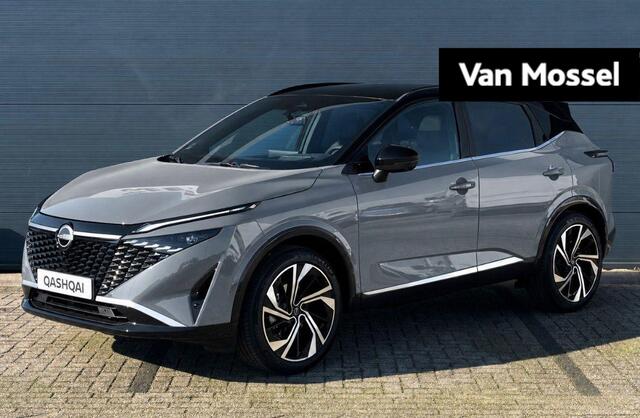 Nissan QASHQAI 1.3 MHEV Xtronic Tekna Plus 158PK | Rijklaarprijs! | Head-Up Display | BOSE Audio | Panoramadak | Stoel,- Stuur en Voorruitverwarming | 20'' Inch Velgen | Apple CarPlay & Android Auto | Nieuw uit voorraad leverbaar!
