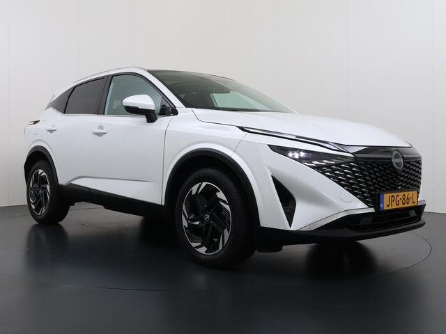 Nissan QASHQAI 1.3 MHEV Xtronic N-Connecta ONDERHOUD GEHAD BIJ DE DEALER | DIRECT LEVERBAAR | FABRIEKSGARANTIE | PANORAMADAK | VOORRUITVERWARMING | STOEL- & STUURVERWARMING | 360° CAMERA | DODEHOEKDETECTIE | HEAD-UP DISPLAY | ELEKTRISCHE ACHTERKLEP