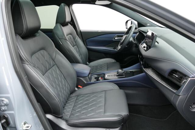 Nissan QASHQAI 1.3 MHEV Xtronic Tekna Plus. Panodak, Leer, Stoel&StuurVerw, 19"LMV, Haak 1800kg