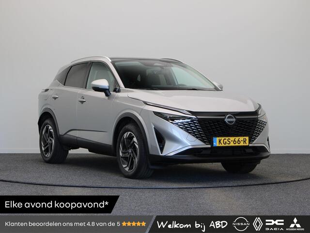Nissan QASHQAI 1.3 MHEV Xtronic N-Connecta | Head-up | Elektrisch achterklep | stoel-stuur & stoelverwarming | 1800 kg trekgewicht | panoramadak |