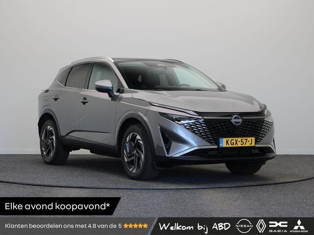 Nissan QASHQAI 1.3 MHEV Xtronic N-Connecta | Head-up | Elektrisch achterklep | stoel-stuur & stoelverwarming | 1800 kg trekgewicht | panoramadak |