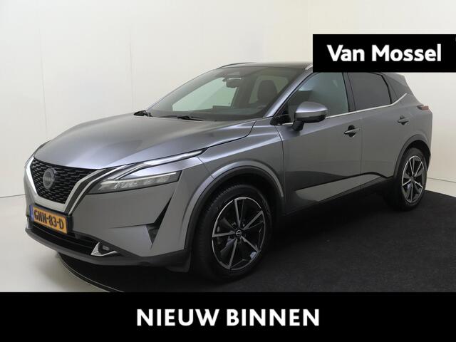 Nissan QASHQAI 1.3 MHEV Xtronic Business Executive | airco automatisch, alarmsysteem | Apple Carplay/Android | cruise control adaptief met Stop&Go en stuurhulp | file assistent | lichtmetalen velgen 19" | luxe lederen bekleding | matrix LED koplampen | navigatiesysteem