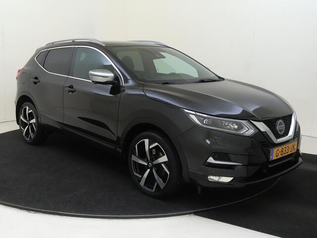 Nissan QASHQAI 1.3 DIG-T Tekna + | airco automatisch | Apple Carplay/Android | cruise control adaptief | LED koplampen | lederen bekleding | lichtmetalen velgen 19" | navigatiesysteem full map | panoramadak |
