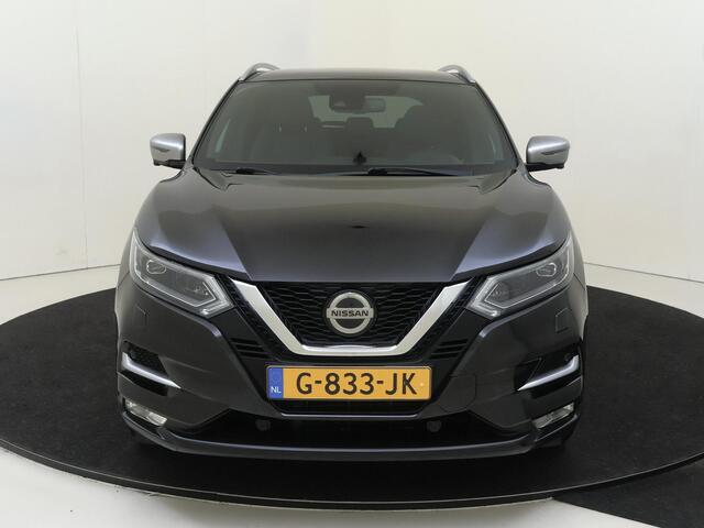 Nissan QASHQAI 1.3 DIG-T Tekna + | airco automatisch | Apple Carplay/Android | cruise control adaptief | LED koplampen | lederen bekleding | lichtmetalen velgen 19" | navigatiesysteem full map | panoramadak |