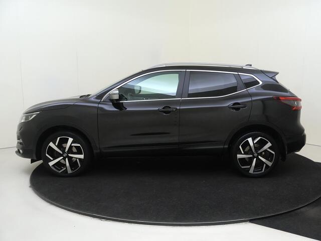 Nissan QASHQAI 1.3 DIG-T Tekna + | airco automatisch | Apple Carplay/Android | cruise control adaptief | LED koplampen | lederen bekleding | lichtmetalen velgen 19" | navigatiesysteem full map | panoramadak |