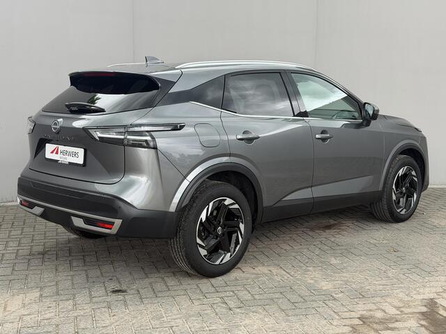 Nissan QASHQAI 1.3 MHEV Xtronic N-Connecta / Fabrieksgarantie tot 03-2028 / Panoramadak / 1800kg Trekgewicht / Cold Pack / 360 Camera / Elektrische Achterklep / Head-up Display / Apple Carplay&Android Auto / Adaptieve Cruise Control / Keyless /