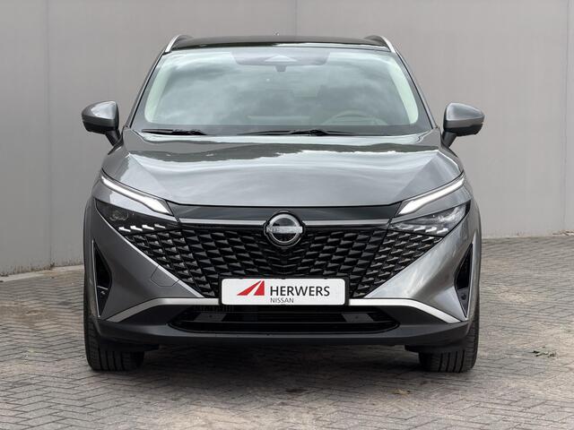 Nissan QASHQAI 1.3 MHEV Xtronic N-Connecta / Fabrieksgarantie tot 03-2028 / Panoramadak / 1800kg Trekgewicht / Cold Pack / 360 Camera / Elektrische Achterklep / Head-up Display / Apple Carplay&Android Auto / Adaptieve Cruise Control / Keyless /