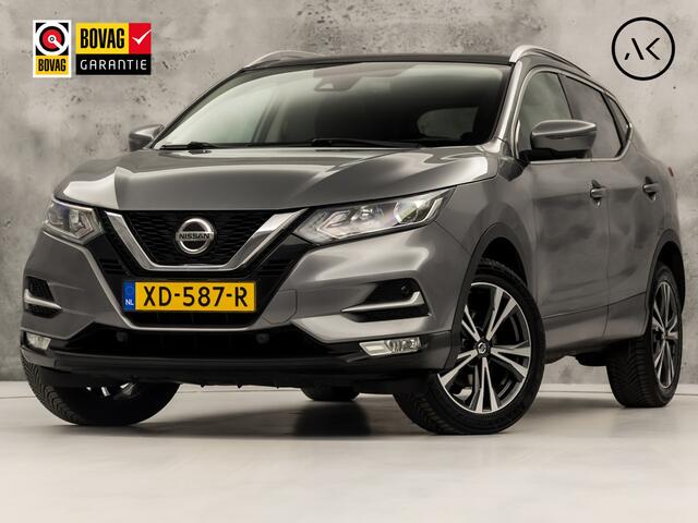 Nissan QASHQAI 1.2 N-Connecta (PANORAMADAK, NAVIGATIE, 360 CAMERA, TREKHAAK, SPORTSTOELEN, GETINT GLAS, CRUISE, NIEUWSTAAT)